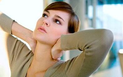 faire de la gymnastique pour l'ostéochondrose cervicale affectera l'élimination de la maladie